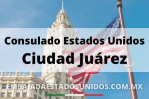 Bandera Estados Unidos consulado de Ciudad Juárez