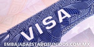 Imagen de visa estampada en hoja de pasaporte
